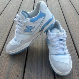 New Balance 550 | White Blue Haze Rain Cloud